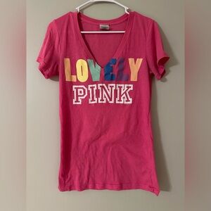 PINK Victoria's Secret Multicolor Graphic Tee
